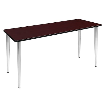 Regency Kahlo Training Tables, 72 W, 24 L, 29 H, Wood, Metal Top, Mahogany MTPL7224MHCM